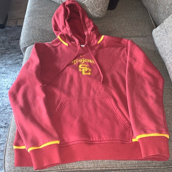 Vintage Gently Loved Nike Embroidered SC Trojans Hoodie - Picture 1 of 8